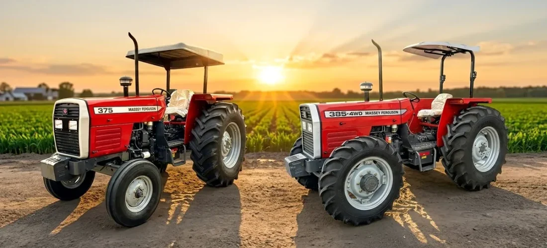 Most Popular Tractor Models in Nigeria MF 375 2WD & MF 385 4WD