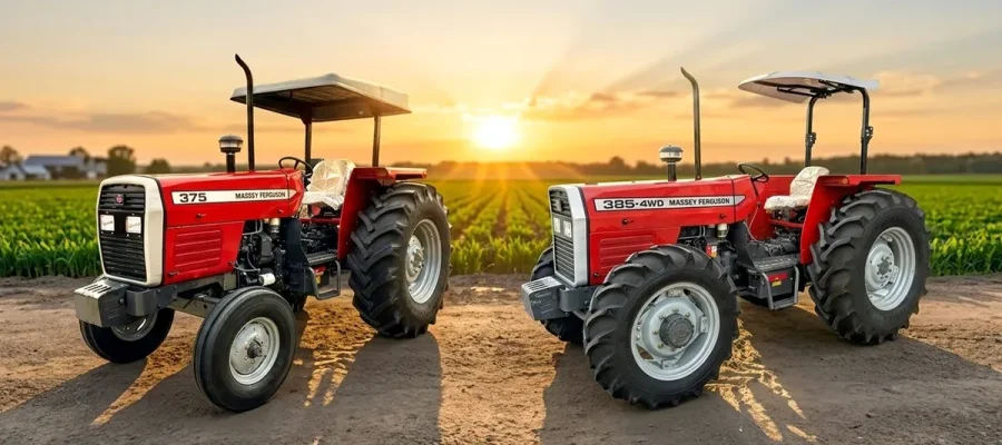 Most Popular Tractor Models in Nigeria MF 375 2WD & MF 385 4WD